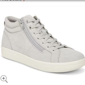 Vionic Jenning suede side-zip casual sneakers